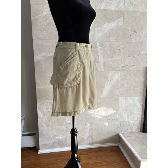 L’AGENCE Cargo Skirt 6 Neutral Olive | Ultra-Light Utility Y2K Safari Streetwear - Picture 3 of 12